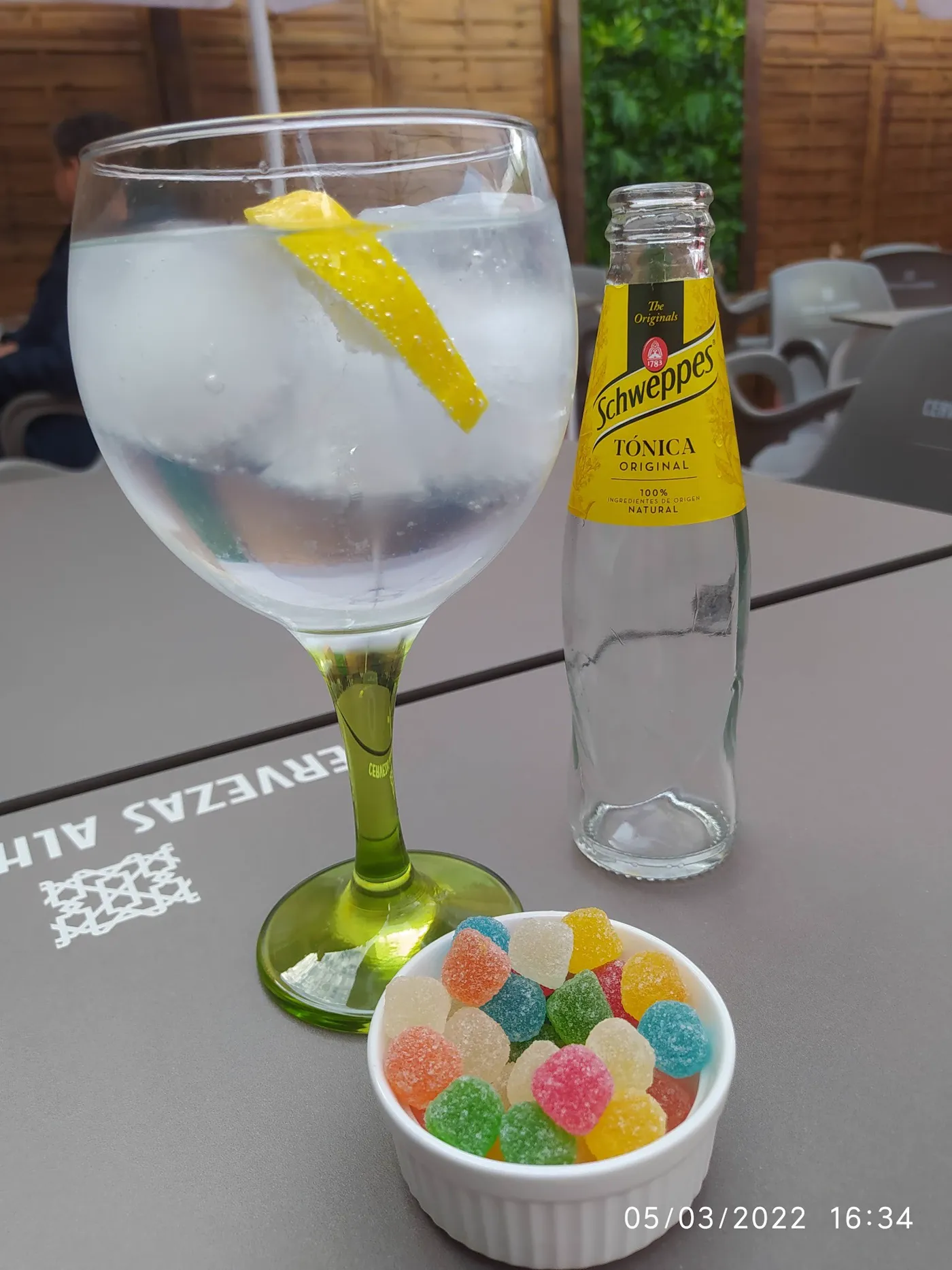 Gin tonic en El Templo